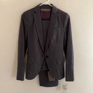 Zara grey modern suit